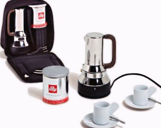 Alessi Espresso Travel Kit by Richard Sapper Alessi Espresso Travel Kit by Richard Sapper