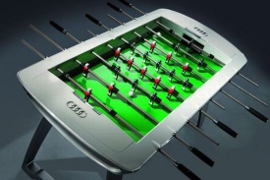 Calcio Balilla Audi, finalmente in produzione lo strepitoso concept Calcio Balilla Audi, finalmente in produzione lo strepitoso concept