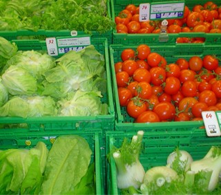 Le verdure, l’alimento più caro della spesa