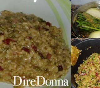 Risotto Asparagi e speck