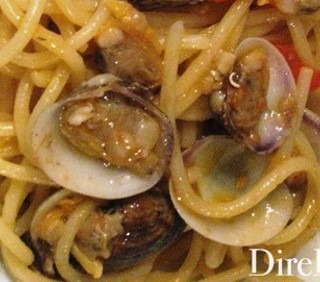 Spaghetti vongole e brandy