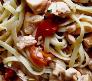 Linguine al Salmone fresco
