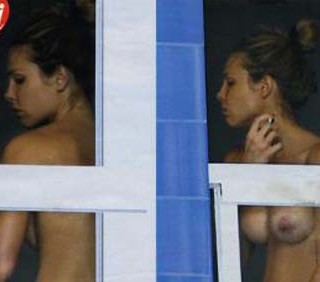 Ilary Blasi in hot topless