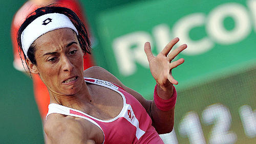 Tennis, Stoccarda: Pennetta fuori, attesa per Schiavone Tennis, Stoccarda: Pennetta fuori, attesa per Schiavone