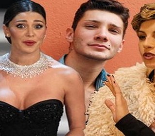 Belen Rodriguez, Stefano De Martino, Emma Marrone e Fabrizio Corona