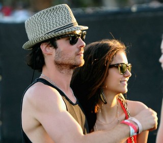 Ian Somerhalder e Nina Dobrev sexy al Coachella