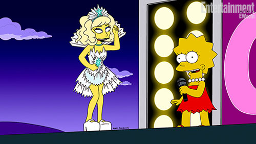 Lady Gaga ne "I Simpson": le anticipazioni Lady Gaga ne "I Simpson": le anticipazioni