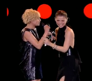 Alessandra Amoroso ed Emma Marrone, Amici in foto