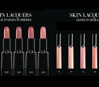 Giorgio Armani Skin Laquers, rossetti e gloss per l’estate 2012
