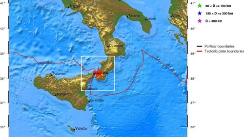 Terremoto a Messina e in Campania Terremoto a Messina e in Campania