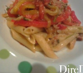 Pasta peperoni e tonno, ricetta