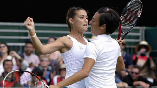 Olimpiadi 2012: staffetta donne ko, fuori Pennetta e Schiavone Olimpiadi 2012: staffetta donne ko, fuori Pennetta e Schiavone