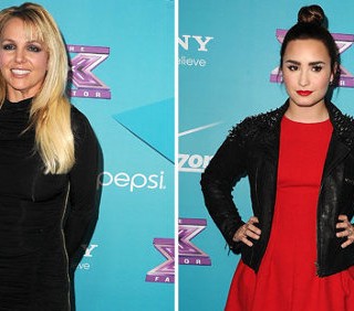Britney Spears e Demi Lovato al party di X-Factor, foto