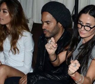 Demi Moore scatenata per sedurre Lenny Kravitz