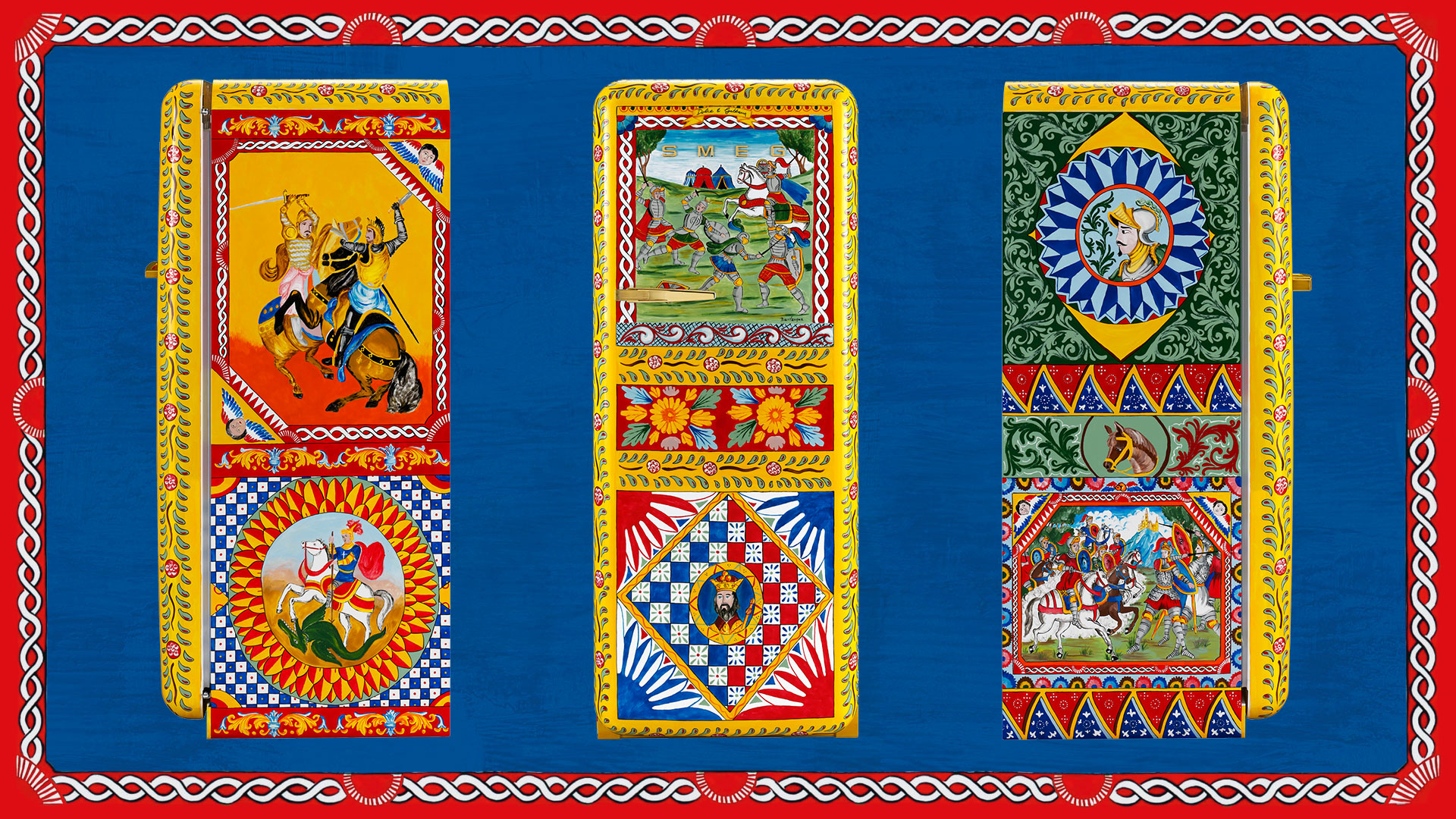 Dolce & Gabbana svela i nuovi frigoriferi d'arte Dolce & Gabbana svela i nuovi frigoriferi d'arte