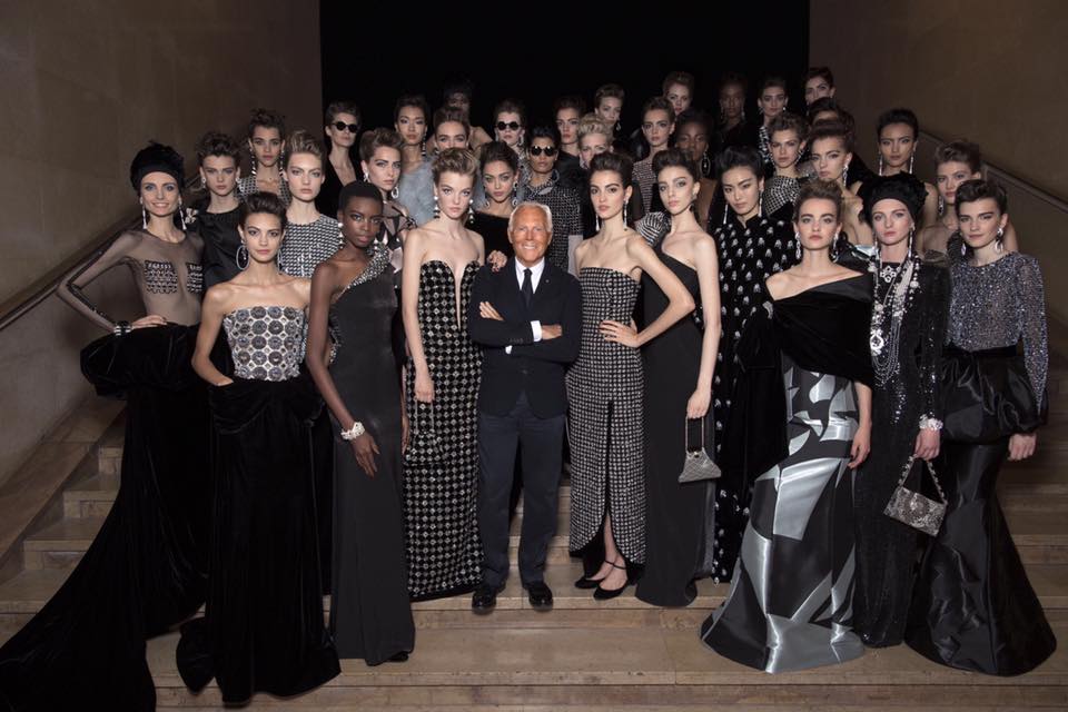 Giorgio Armani Privé: seduzione in bianco e nero Giorgio Armani Privé: seduzione in bianco e nero