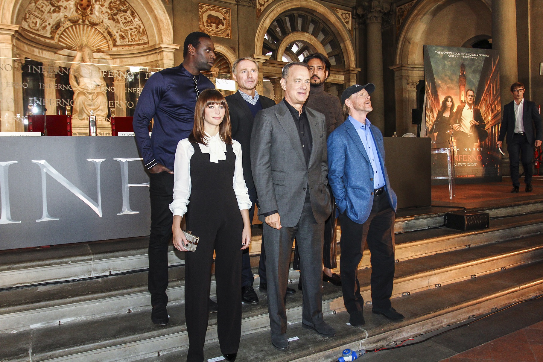 Inferno con Tom Hanks e Felicity Jones, foto Inferno con Tom Hanks e Felicity Jones, foto