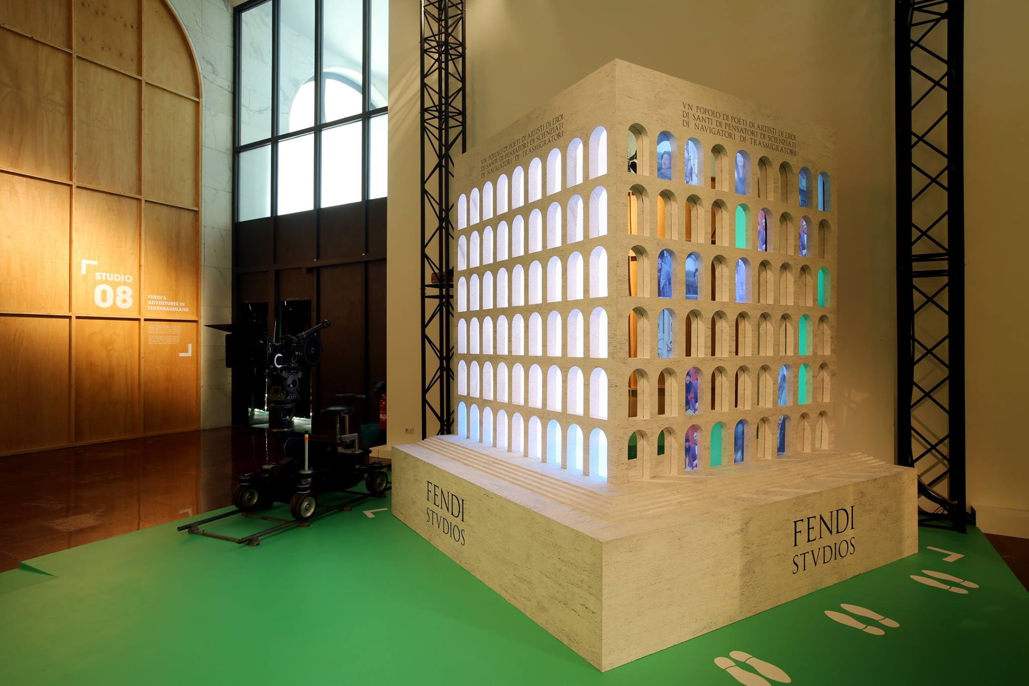 Fendi Studios in mostra al Palazzo della Civiltà, foto Fendi Studios in mostra al Palazzo della Civiltà, foto
