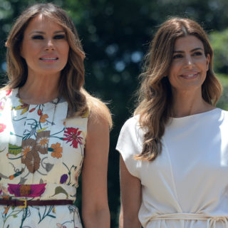 Melania Trump in Gucci per il summit del G20