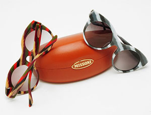 Missoni con Allison per una capsule collection di occhiali da sole vintage  | DireDonna