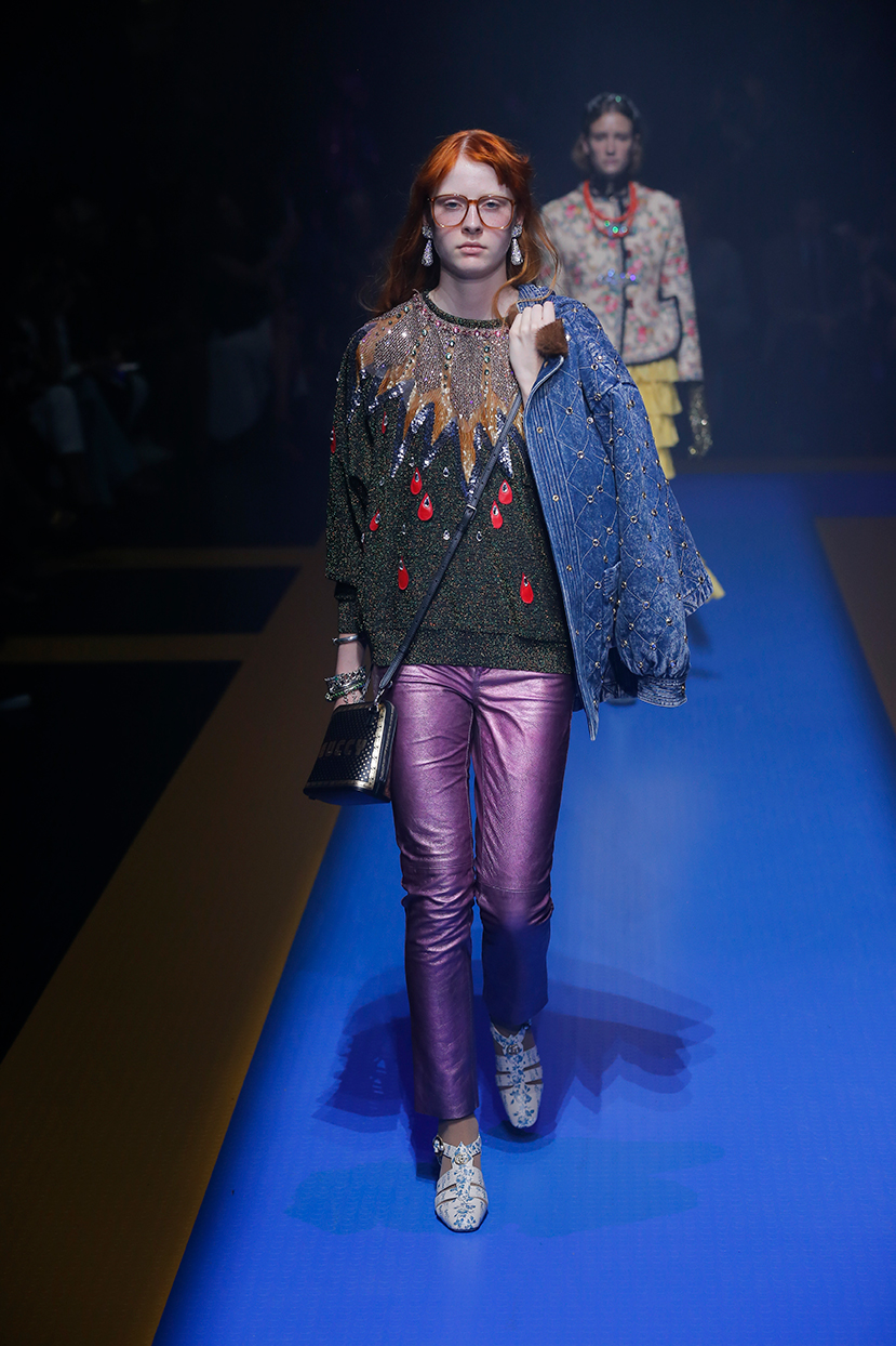 Gucci collezione Primavera Estate 2018, foto