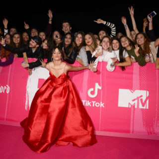 Il pink carpet degli Europe Music Awards Il pink carpet degli Europe Music Awards