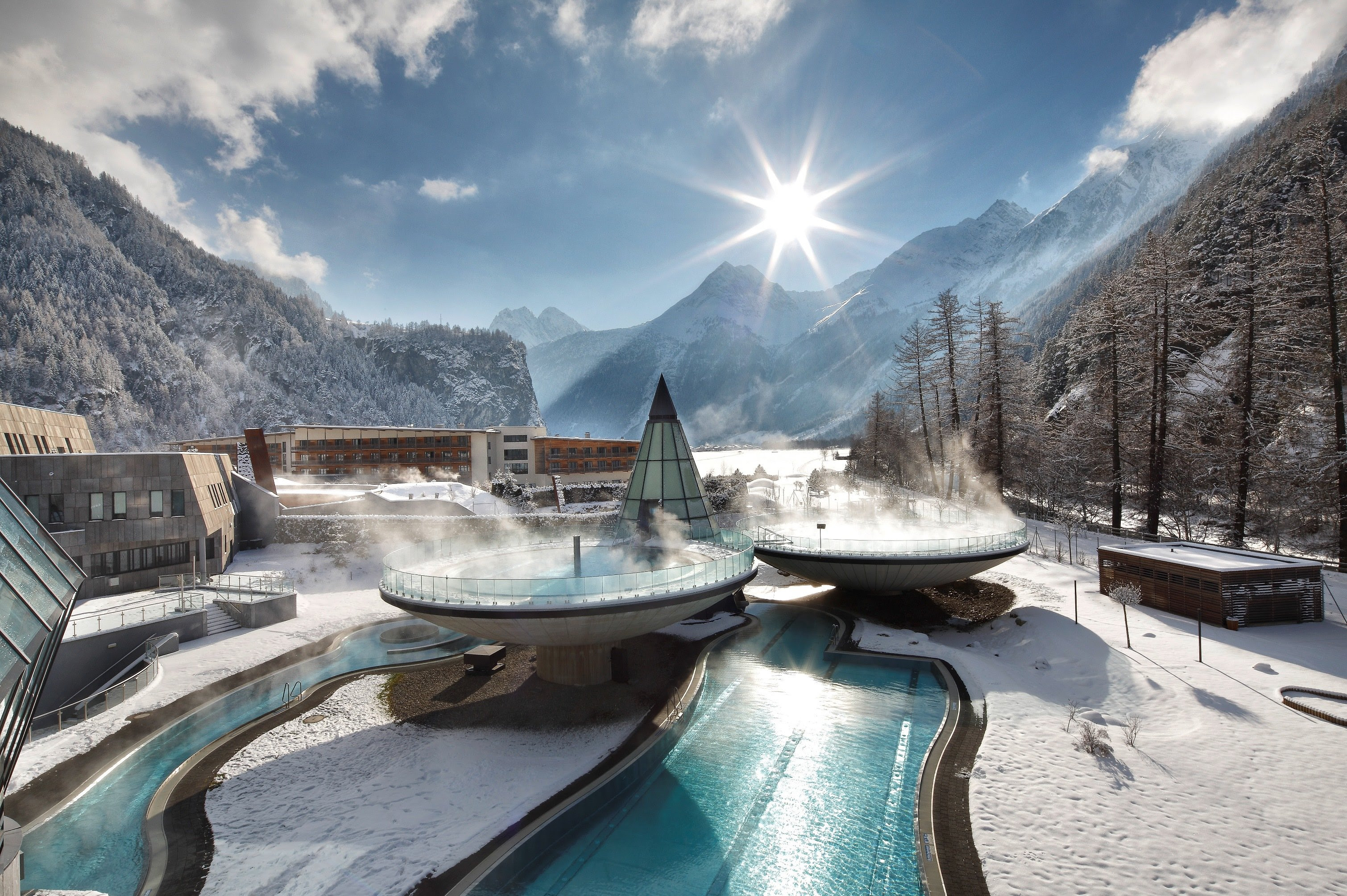 La spa dell'hotel Aqua Dome
