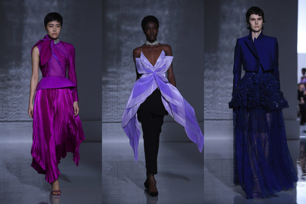 Tre outfit della Givenchy Haute Couture Primavera-Estate 2019