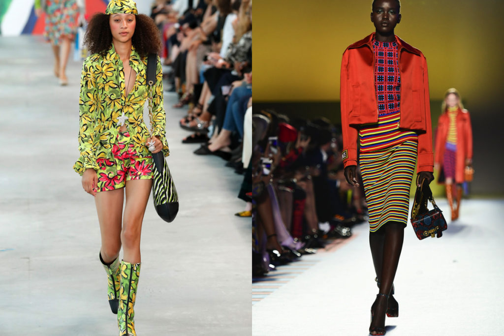 Giallo e arancio, i colori abbinati da Michael Kors e Versace
