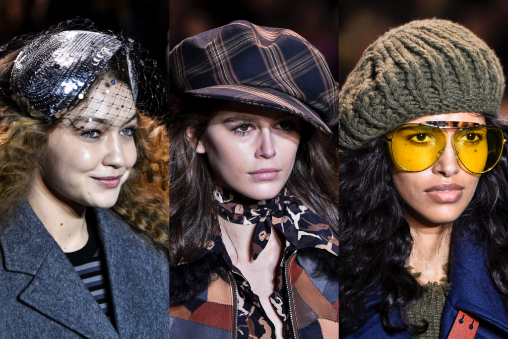 Veletta, berretto e cappello di lana della Michael Kors collezione Autunno-Inverno 2019/20