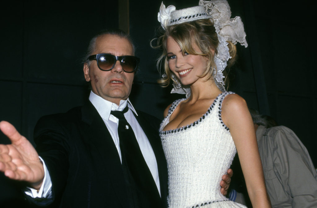 Karla Lagerfeld nel 1992