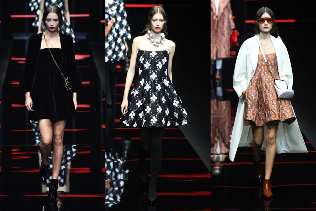 Tre look Emporio Armani