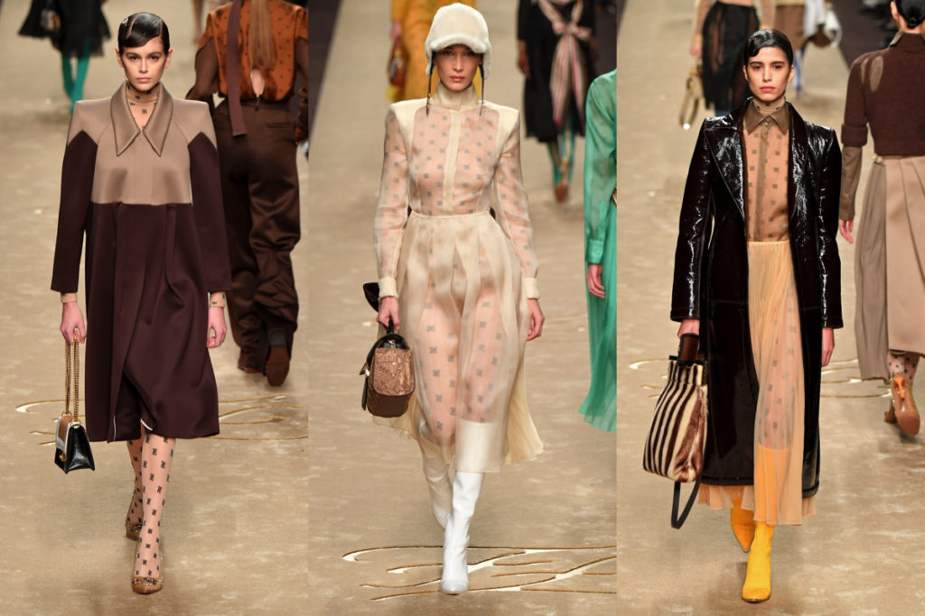 Tre uscite Fendi