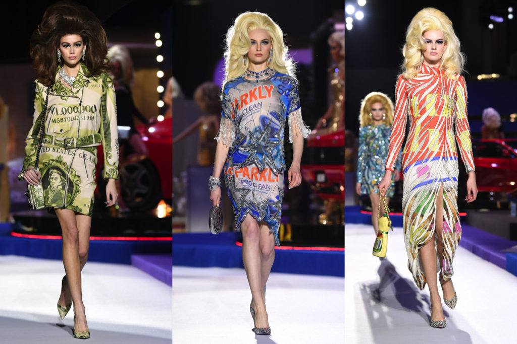 Tre look Moschino