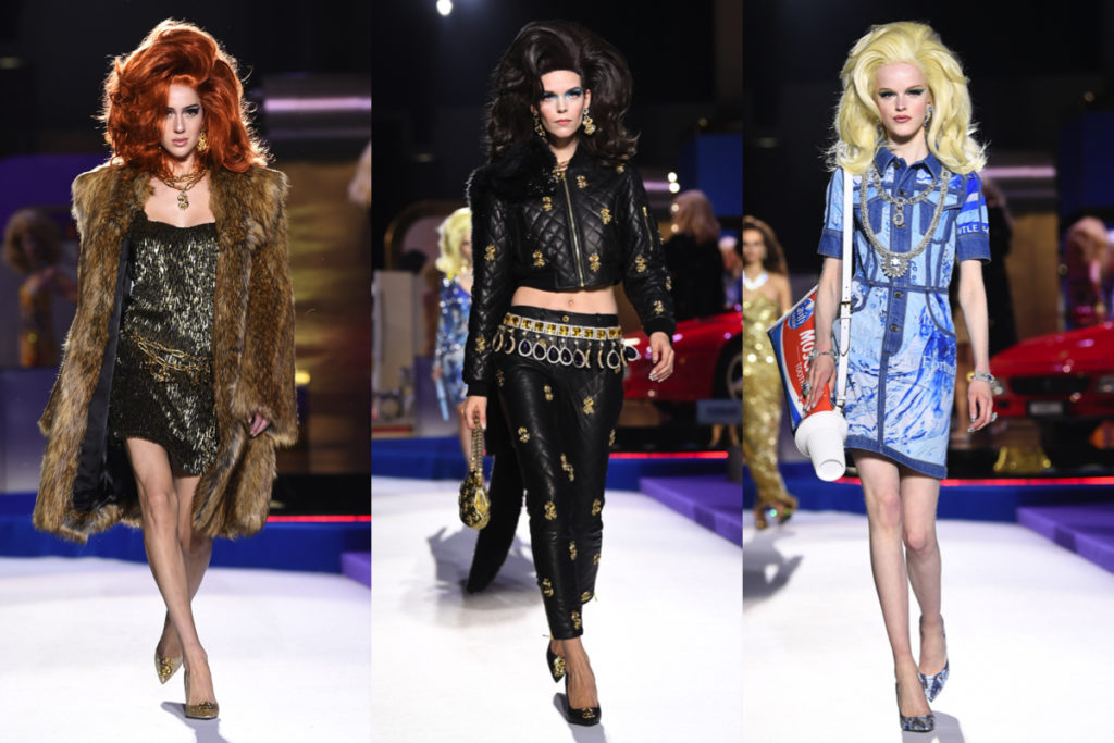 Tre look Moschino