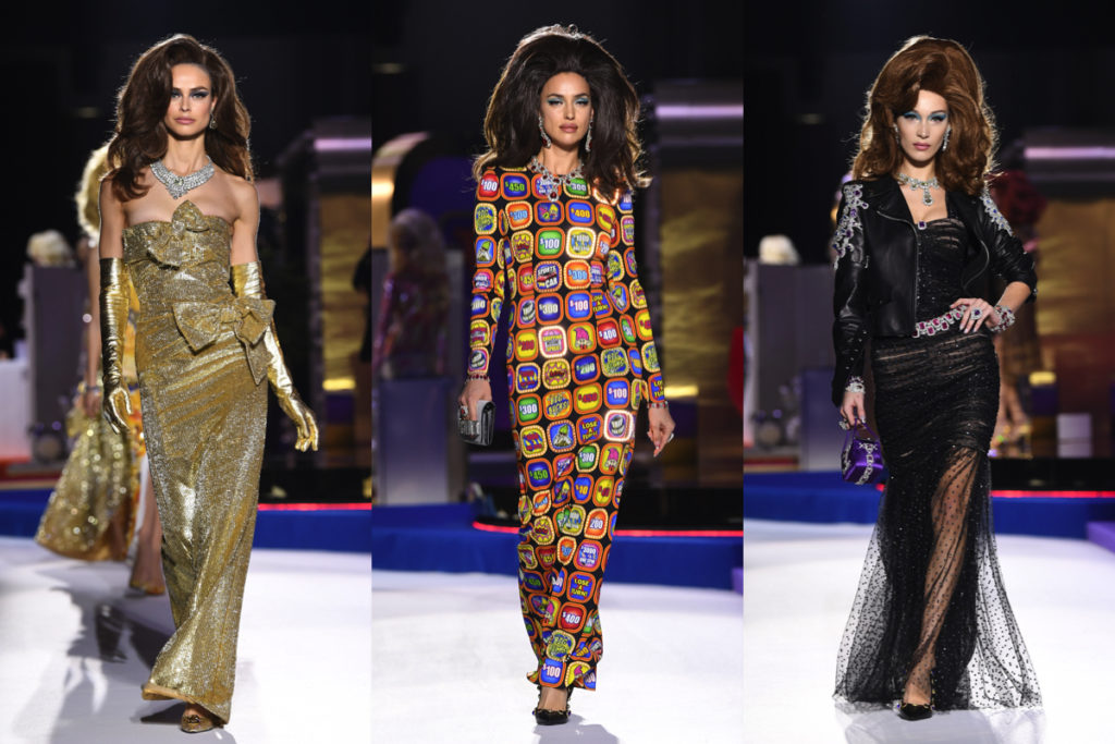 Tre look Moschino