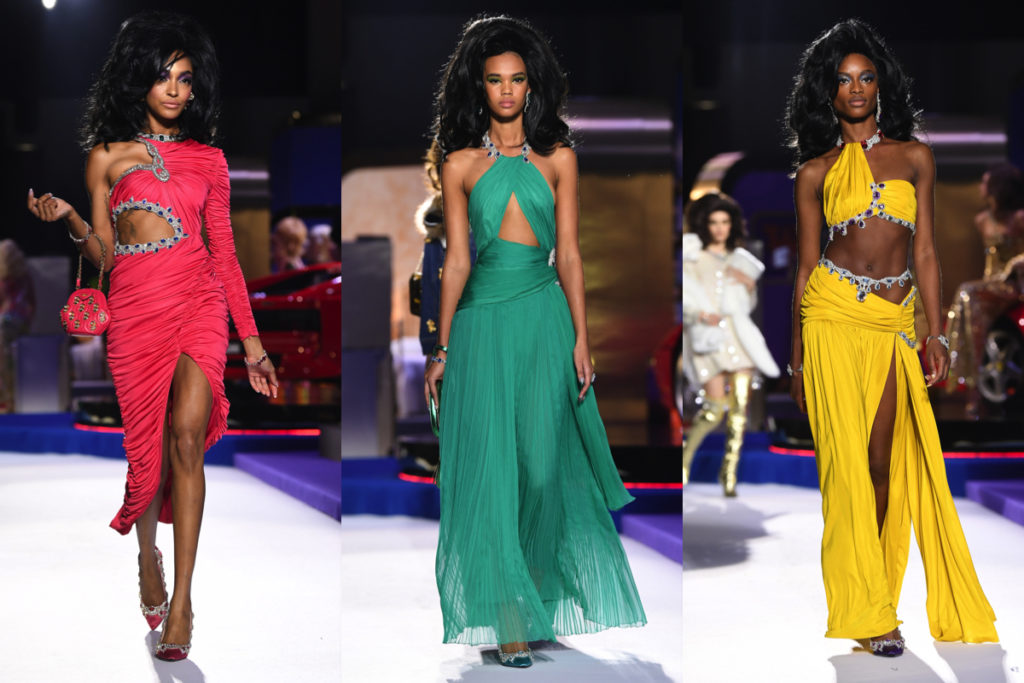 Tre look Moschino