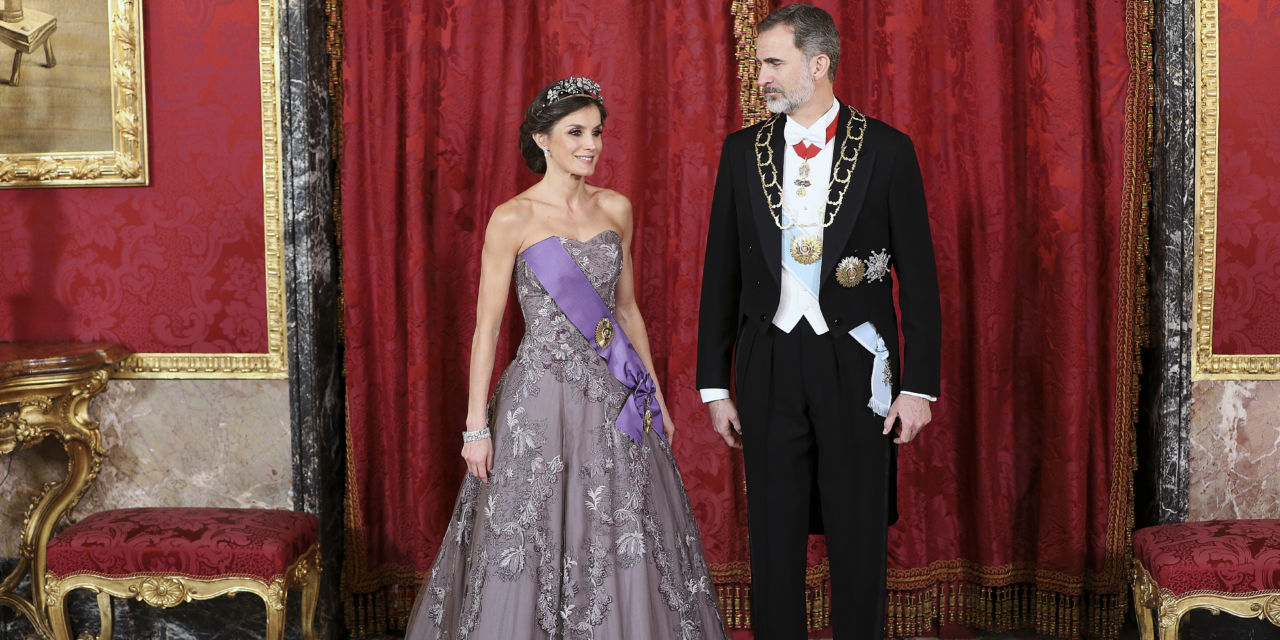 Letizia Ortiz brilla con la tiara della suocera