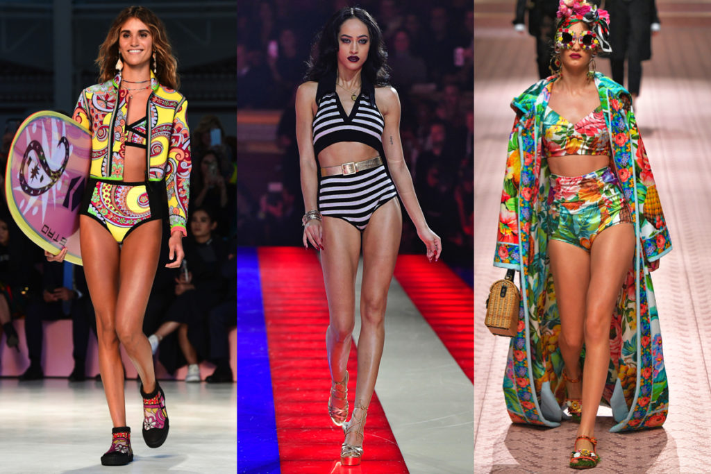 Costumi da bagno 2019, tendenza retro