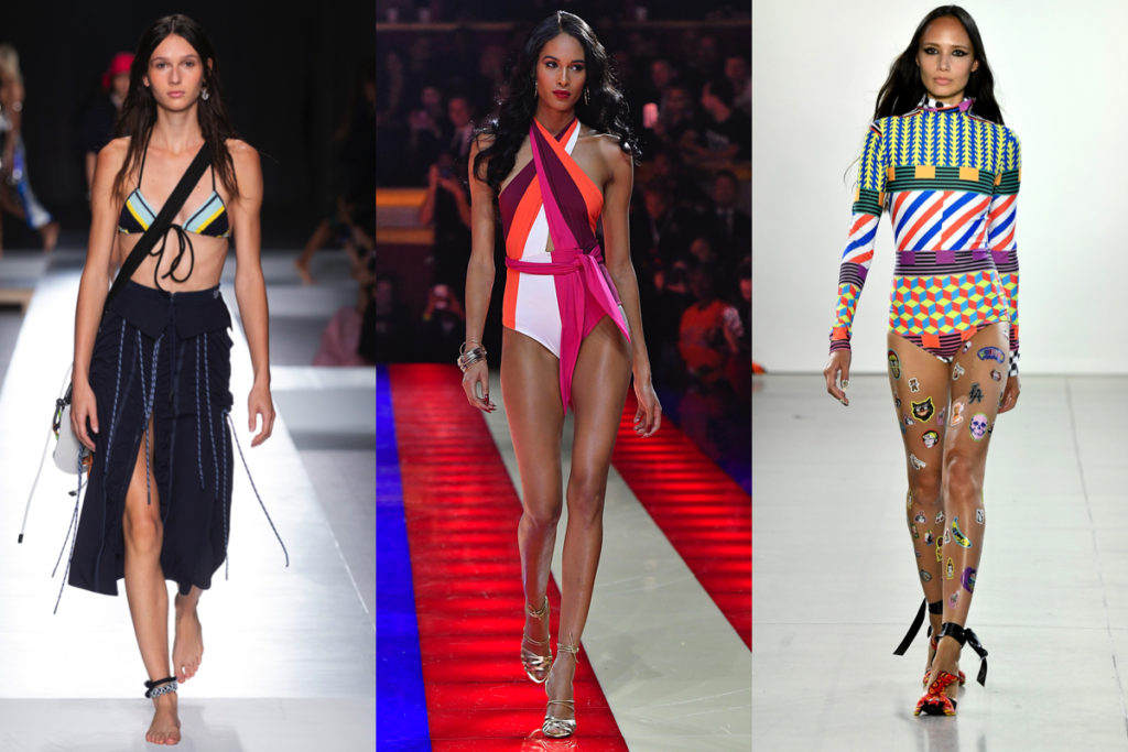 Costumi da bagno 2019, tendenza geometria