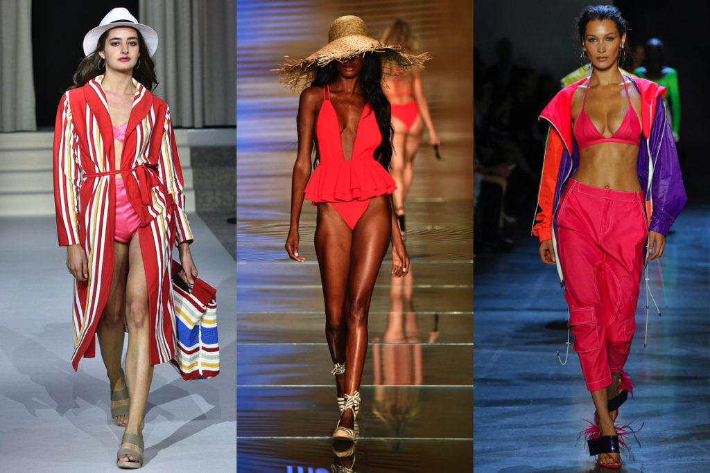 Costumi da bagno 2019, tendenza fluo