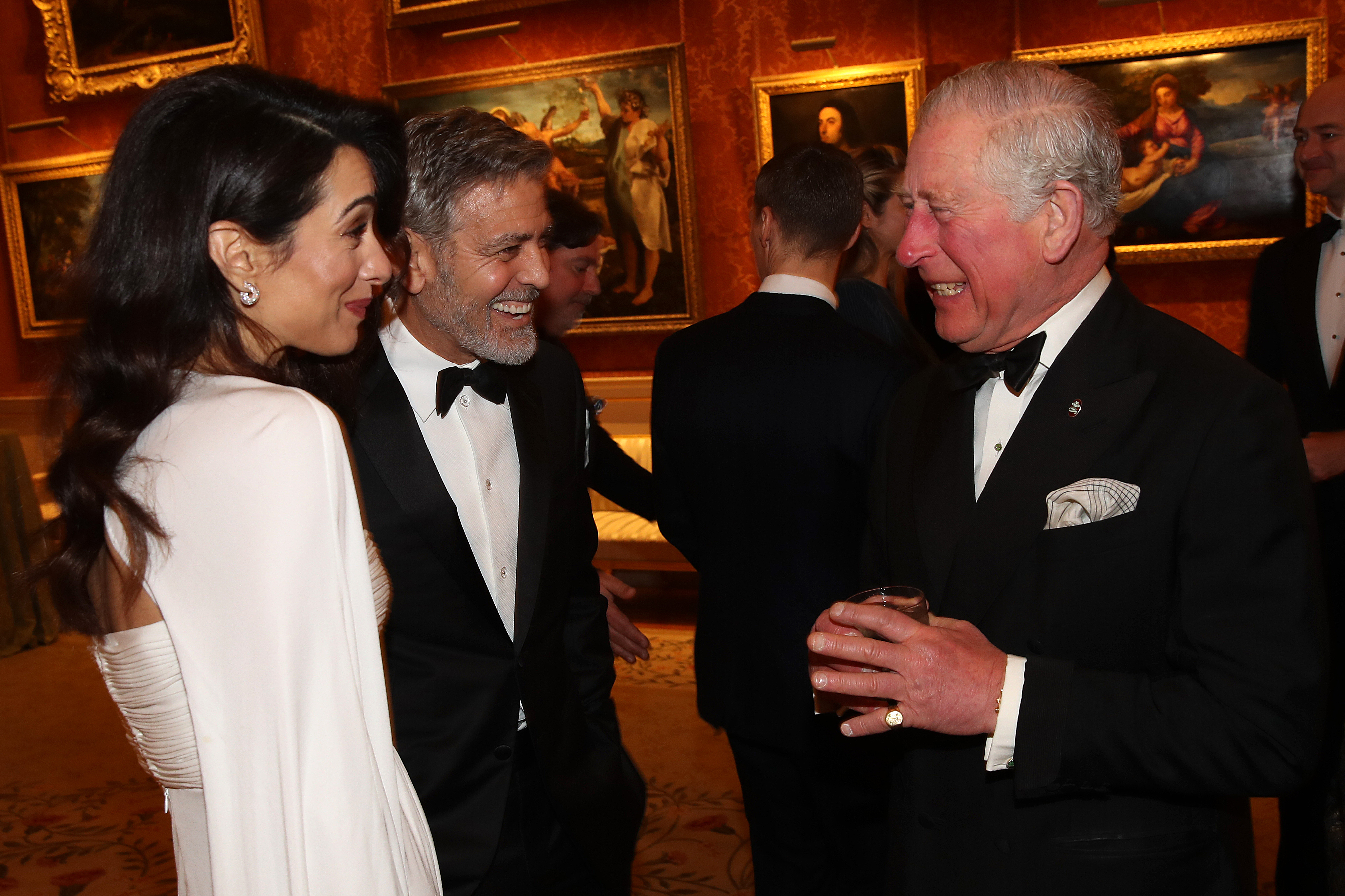 Amal incanta il Principe Carlo