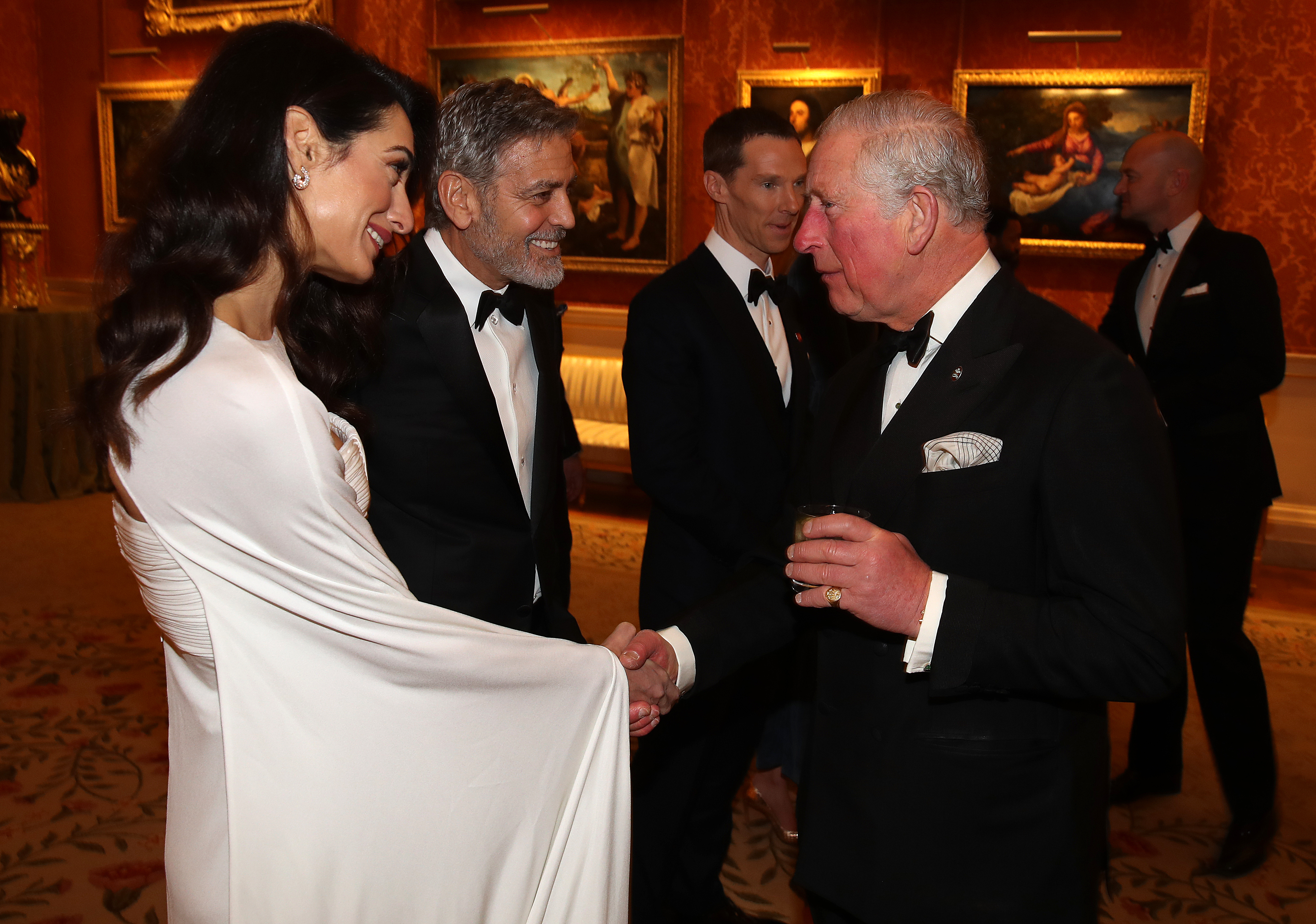 Amal incanta il Principe Carlo