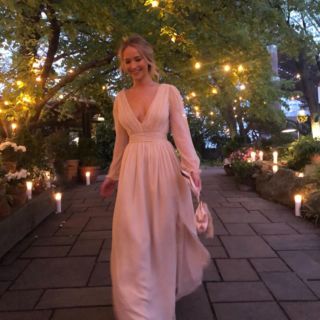 Il look di Jennifer Lawrence alla sua festa di fidanzamento