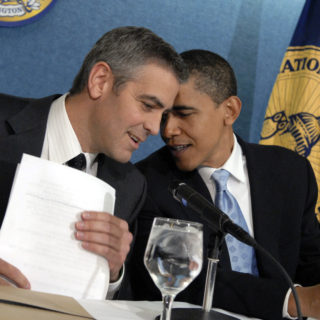 Gli Obama ospiti di George e Amal a Como, città blindata