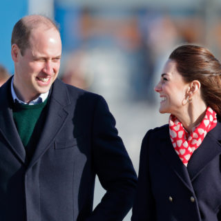 Kate e William: primi gesti d'affetto in pubblico