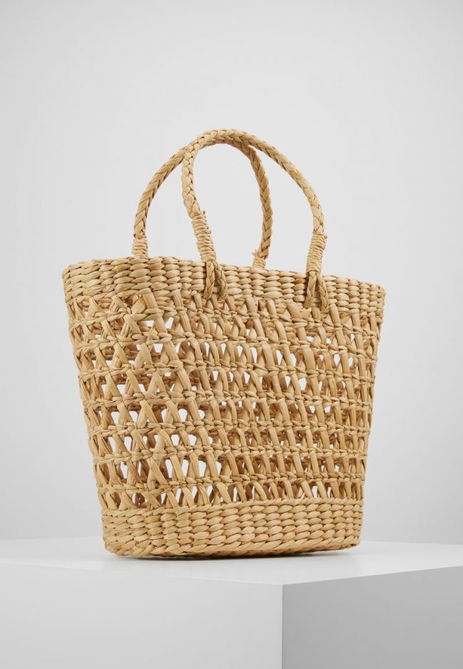 Borsa di paglia leggera per le donne, borsa da spiaggia in paglia, grande borsa in paglia intrecciata, borsa estiva in rattan da spiaggia 2024, Khaki-a, Taglia unica