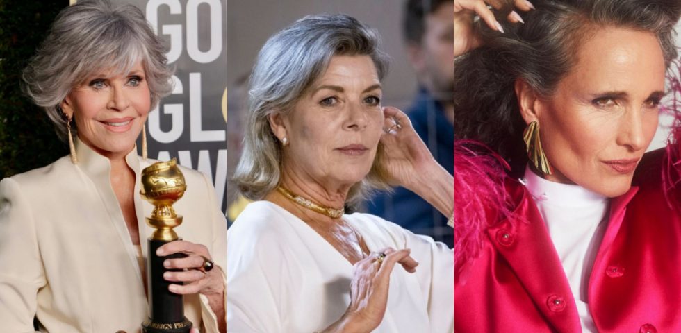 Capelli grigi, le star che hanno detto addio alla tinta Capelli grigi, le star che hanno detto addio alla tinta