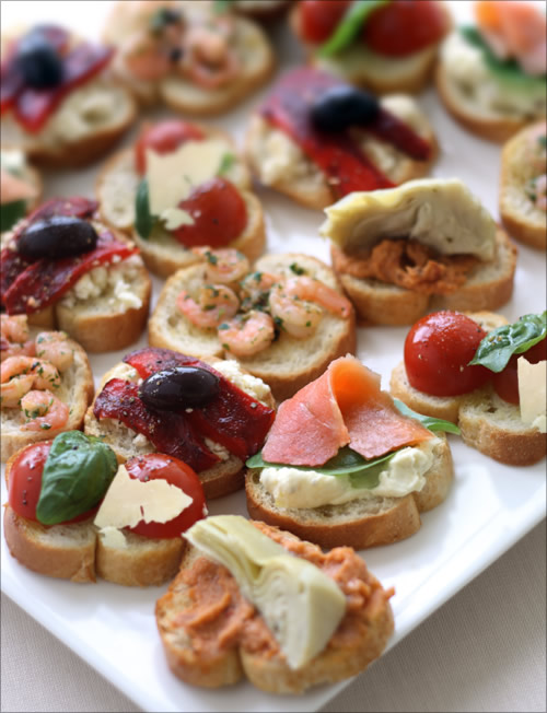 Idee per gli antipasti i crostini DireDonna