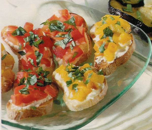 Idee per gli antipasti i crostini DireDonna